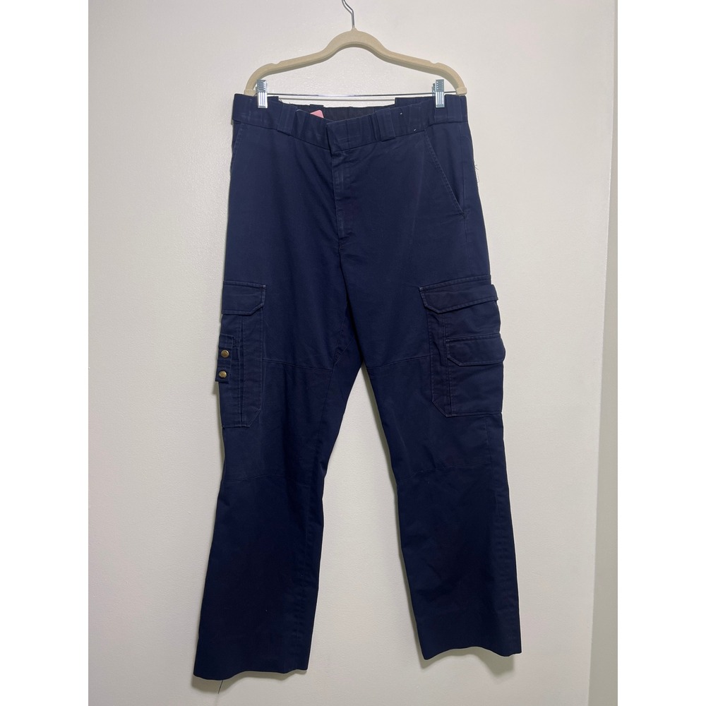Perfection Matrix Series Mens Navy Blue Cargo Performance Work Pants 34R